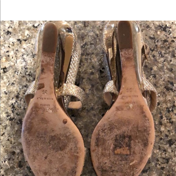 Jimmy Choo Chiara Crisscross Demi Wedge - Picture 3 of 8